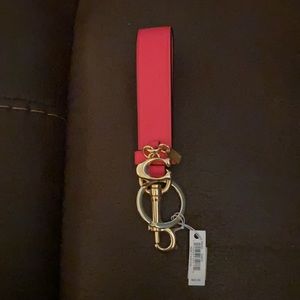 Coach keychain wristlet